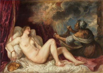 Dánae 1553 desnuda Tiziano Tiziano Pinturas al óleo